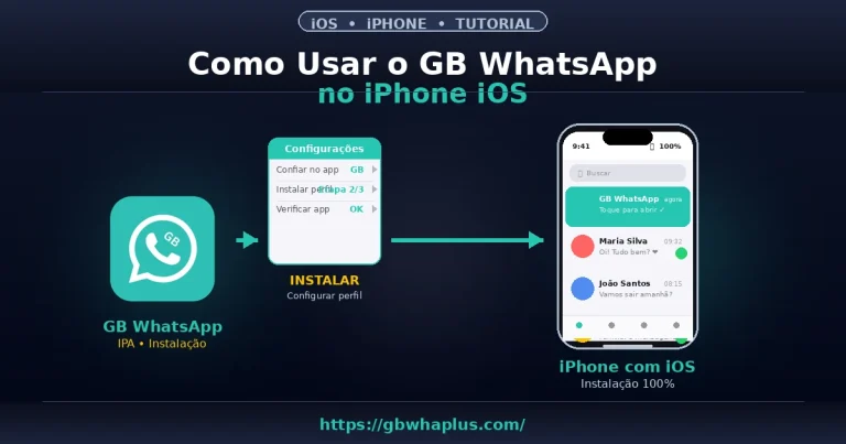 Como Usar o GB WhatsApp no iPhone iOS